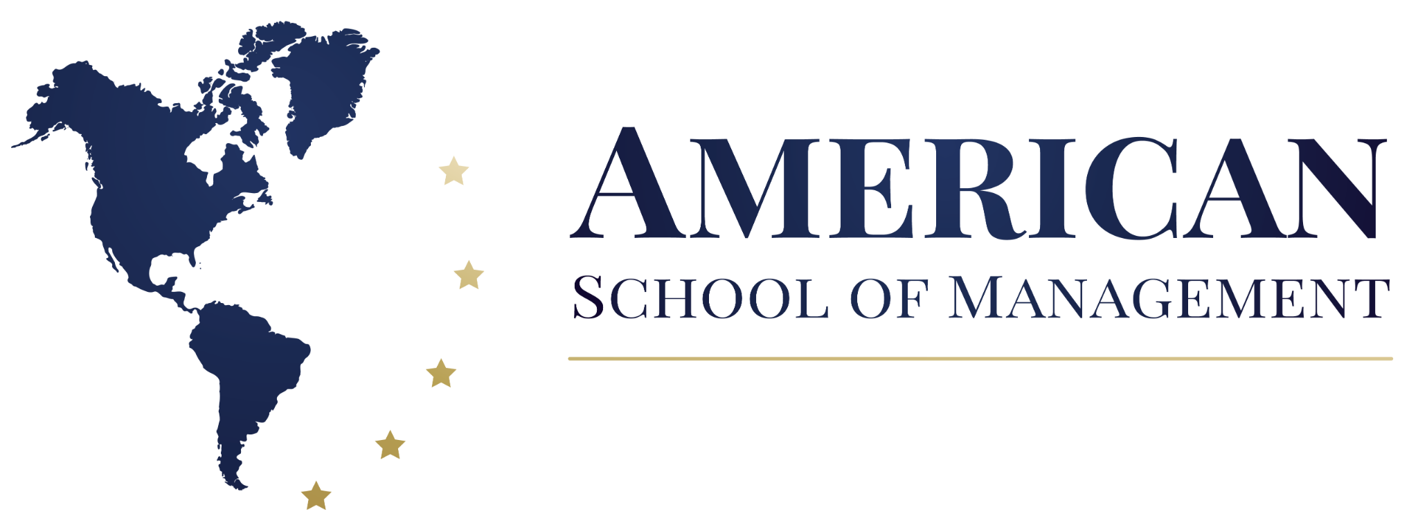 Logotipo de American School of Management